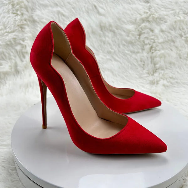 Elegant Pointed Toe Stiletto Pumps for Women - Chic High Heels for Weddings and Office Wear